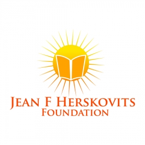 A logo of jean f herskovitz foundation